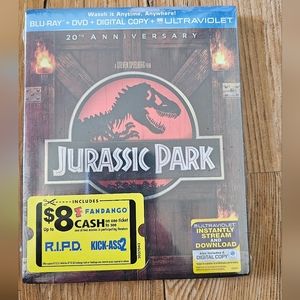 Jurassic Park 20th Anniversary Blu-Ray DVD NEW